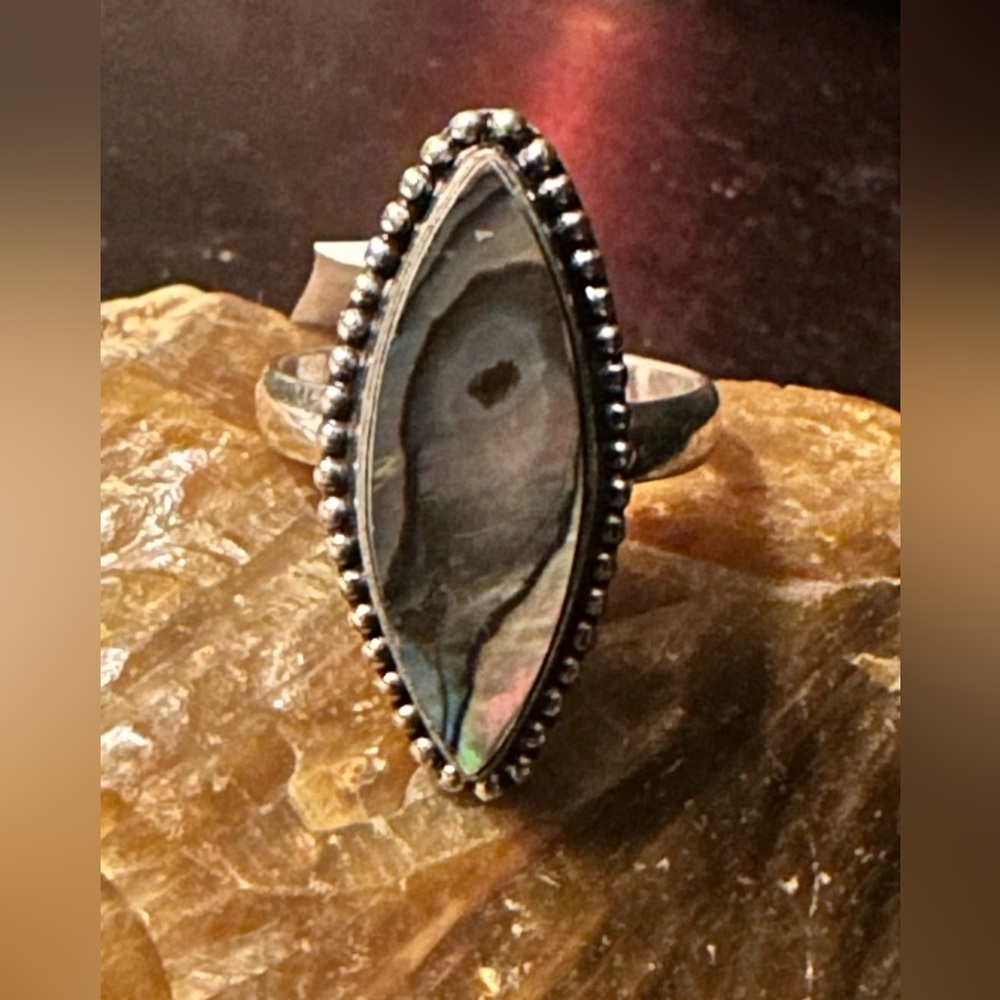 NWT Abalone SS Ring - Picture 4 of 5